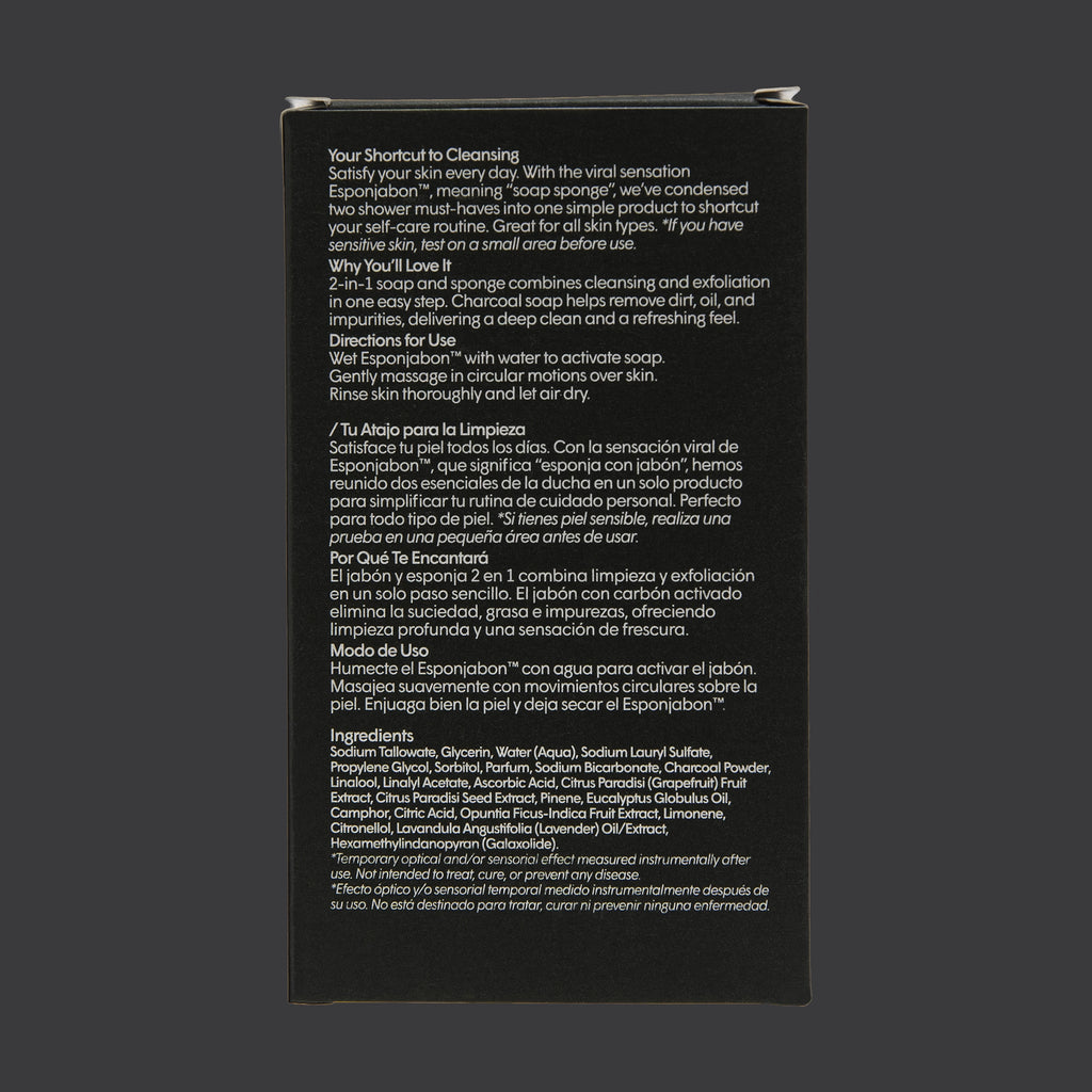 Esponjabon Charcoal, Purifying Effect