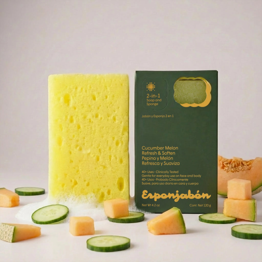 Esponjabon Cucumber with Melon, Hydrating Effect