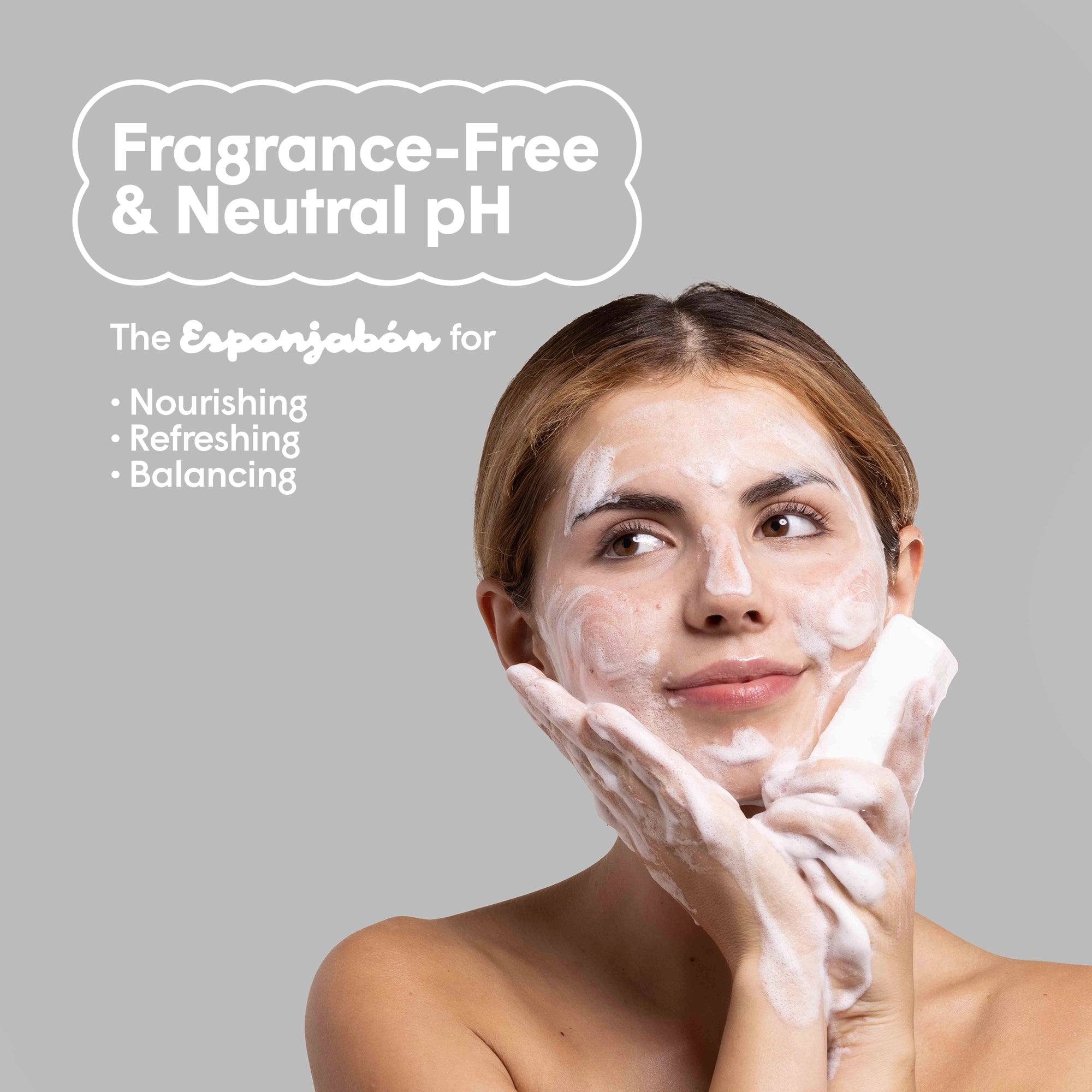Esponjabon Neutral Fragrance, Free + Neutral pH Neutro