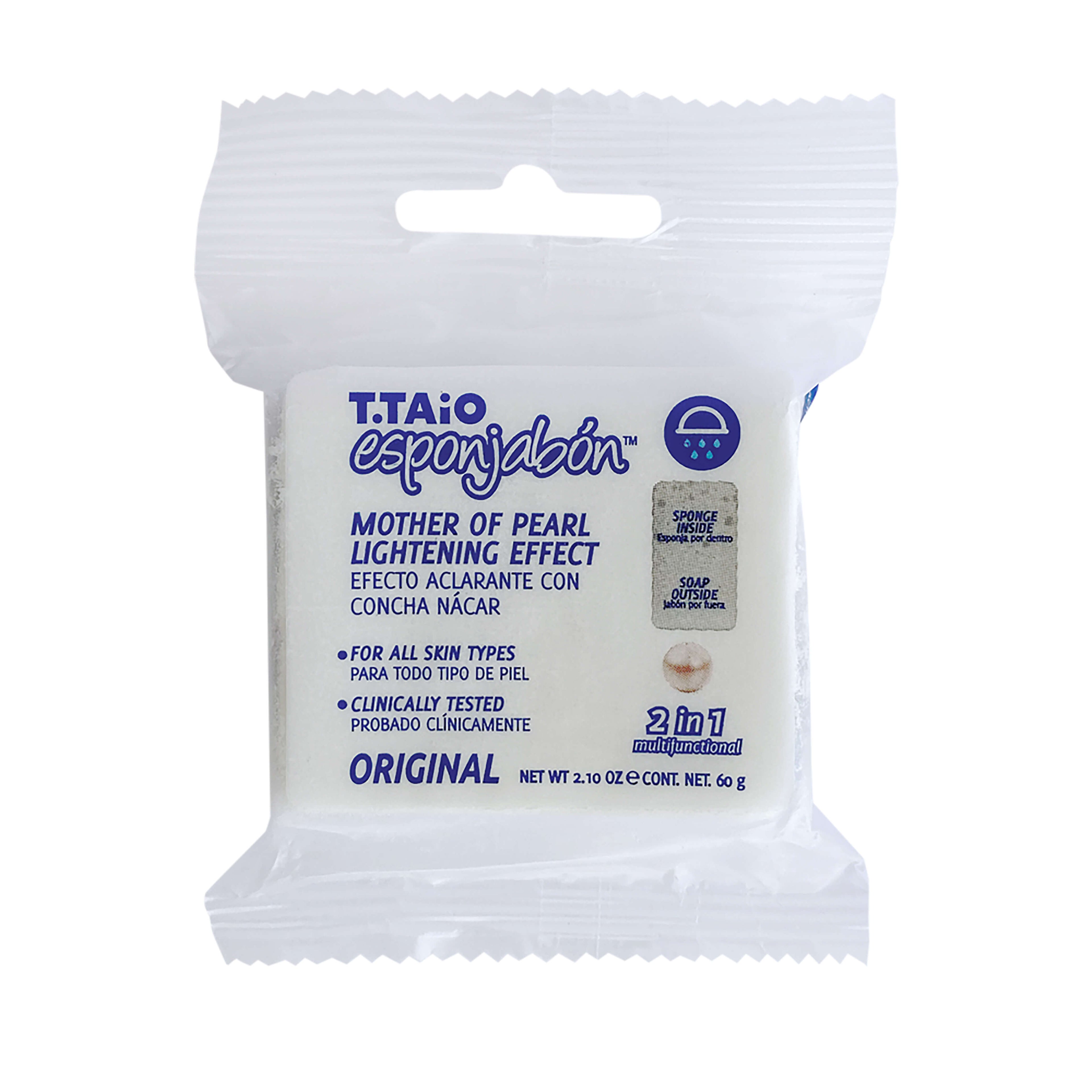 Mini EsponJabon Mother of pearl, Lightning Effect by T.Taio